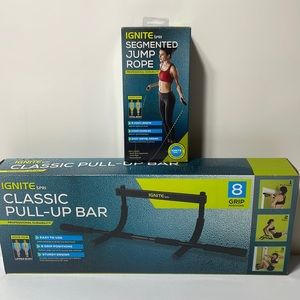 🎀Fitness kit: classic pull-up bar+jump rope